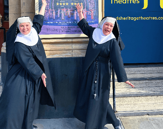 The ‘ladies in the long black dress’ hit Leeds