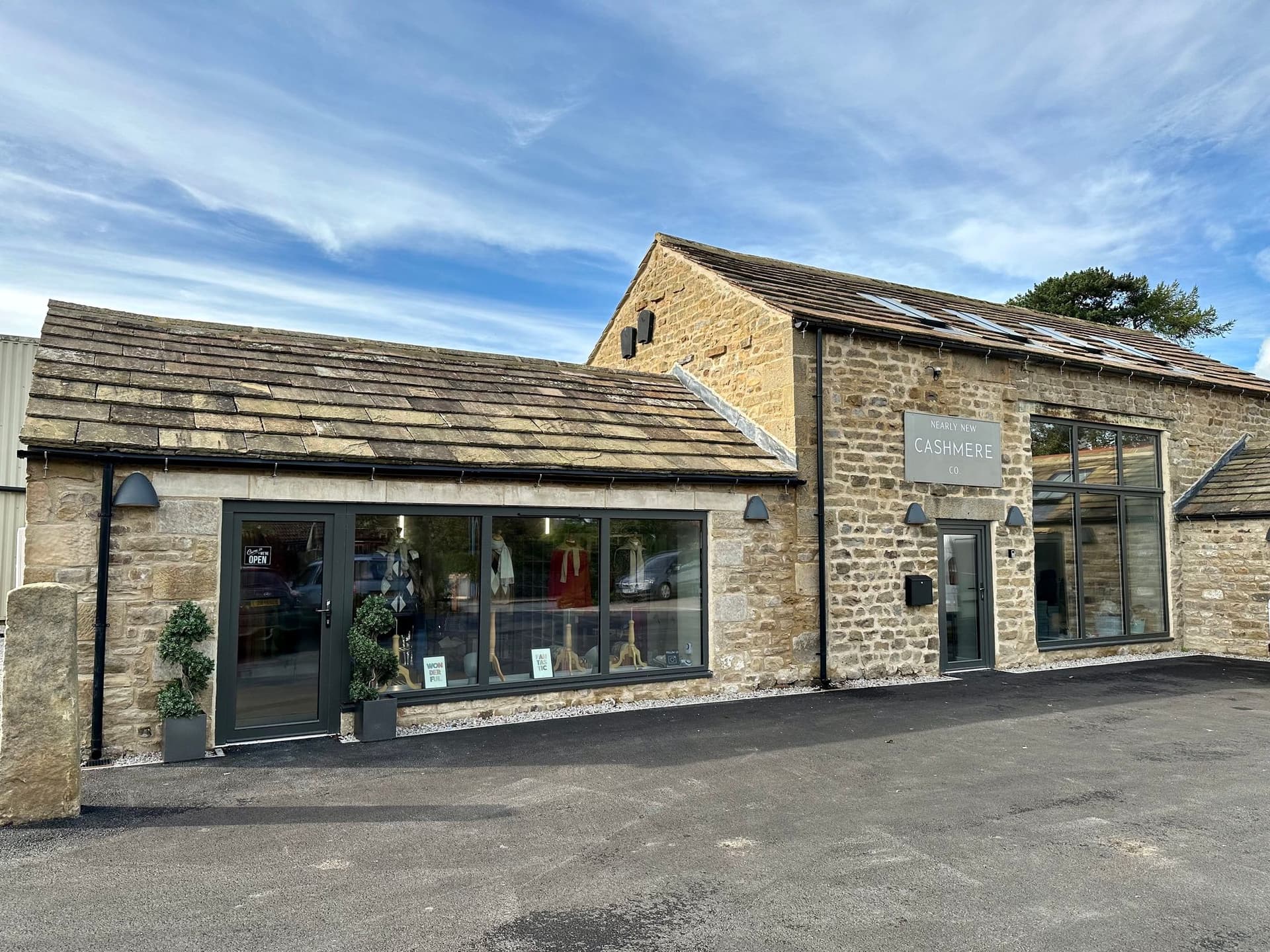 Second hand cashmere brand outgrows first shop and moves to sustainable building