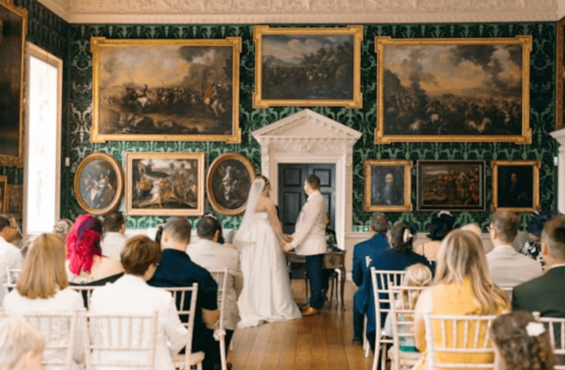 Couple's historic wedding day is picture perfect
