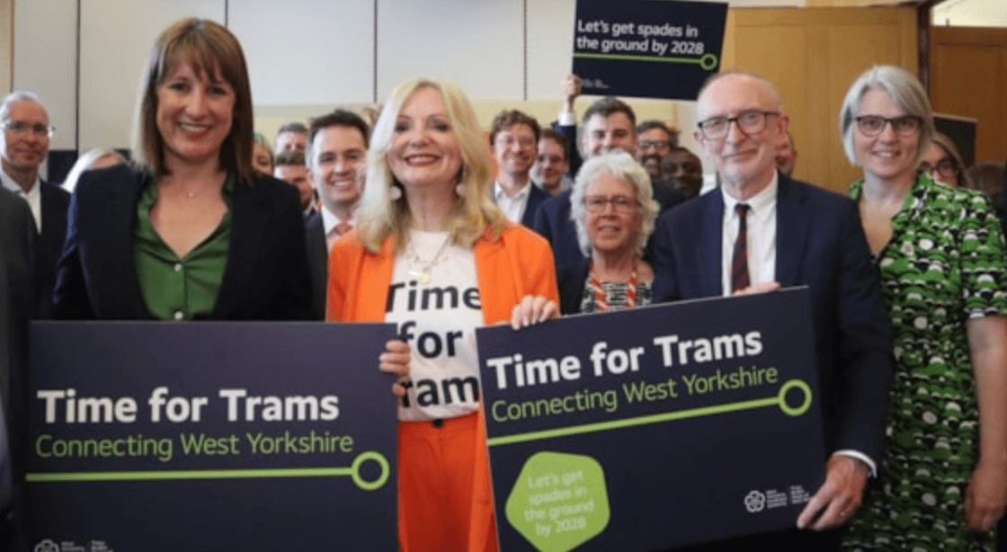 Major funding boost secured for West Yorkshire trams