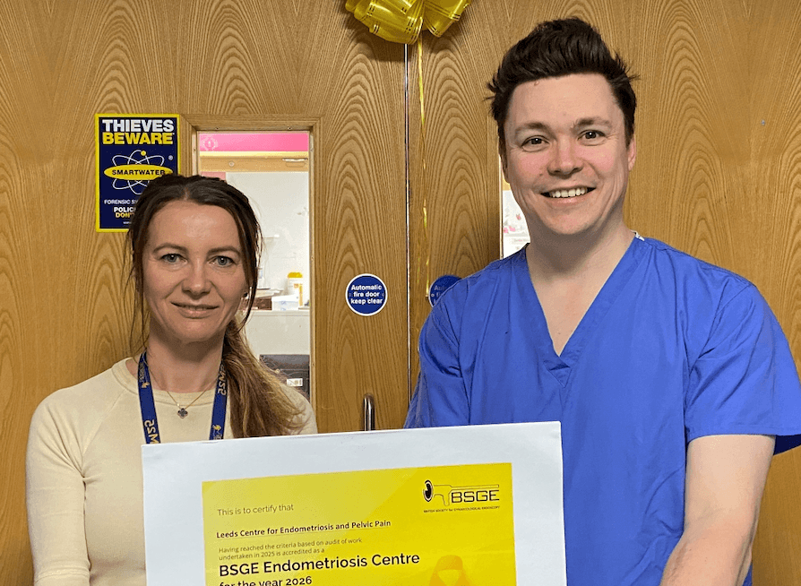 Leeds Centre for Endometriosis and Pelvic Pain gains national accreditation